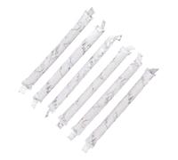 Ensemble de 6 bigoudis sans chaleur avec outils de coiffage en satin de soie et bandeau à bouton-pression pour une utilisation de nuit - Boucles douces et anti-frisottis pour tous