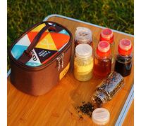 Ensemble De 6 Bouteilles À Condiments En Plein Air, Récipients Portables Pour Sel Et Poivre, Pots À Épices, Sauce Pour Barbecue Et Pique-Nique