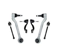 Ensemble de 6 bras de suspension inférieurs avant et arrière avec biellettes de direction, compatible avec Cadillac ATS Premium Luxury 2013-2019