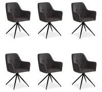 Ensemble de 6 chaises salle à manger modernes