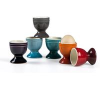 Ensemble de 6 coquetiers colorés en céramique Vendos85