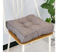 Ensemble de 6 Coussins de Chaise 40x40 Fabriqués en Tissu de Coton et de Lin et remplis de Coton PP de Haute qualité, Ils Ont Une Bonne résilience et conviennent aux Salons, Cuisines, Jardin