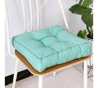 Ensemble de 6 Coussins de Chaise 45x45 Fabriqués en Tissu de Coton et de Lin et remplis de Coton PP de Haute qualité, Ils Ont Une Bonne résilience et conviennent aux Salons, Cuisines, Jardin