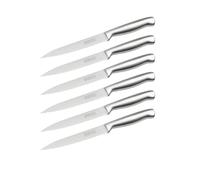 Ensemble de 6 Couteaux de cuisine professionnel 24 cm lame crantée Star Nirosta