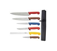 Ensemble de 6 Couteaux Professionnel Code couleur Hygiplas Multicolore