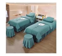 Ensemble De 6 Couvre-lits Pour Salon De Beauté, Couvre-lit Avec Trou Pour Repose-tête, Literie Spa Avec Cache-sommier, Convient Aux Salons De Beauté Et Aux Salles De Fumigation(180x70x55 cm)