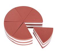 Ensemble de 6 éponges à maquillage double usage pour liquides et poudres - Éponges douces pour peaux sensibles en latex - Format voyage