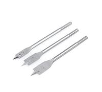 Ensemble de 6 forets plats à trois pointes de 10 à 25 mm for le travail du bois et le bricolage, avec étui de rangement.(6-piece set (Blue bag))