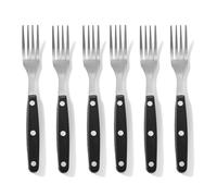 Ensemble de 6 fourchettes à steak en acier inoxydable - Hendi 781432