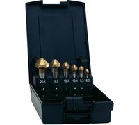 Ensemble de 6 fraises 90° HSS TiN 6,3-20,5 mm Exact 05567
