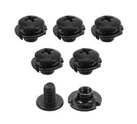 Ensemble de 6 Jeu de Vis de Réparation, Acier Noir | Boucles et Sangles Énergétiques, Kit Portable Dédié aux Quad Skaters et Patineurs Inline, Entretien Régulier