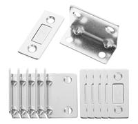 Ensemble de 6 Loquet Magnétique Ultra-fin en Acier Inoxydable | Fixation Adhésive sans Perçage, Profil Plat Discret, Usage la Cuisine et Salle de Bain, Lot de Set