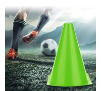 Ensemble de 6 Marqueurs de Cône de Football Lumineux, Support de Marqueur de Football Stable pour L'entraînement de (Green)