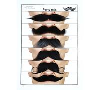 Ensemble De 6 Moustaches Modèles Assortis (Taille Unique) Multicolore