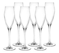 Ensemble De 6 Pcs. Flûte À Champagne Vins Effervescents Verre Prosecco De 182 Ml