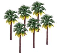 Ensemble De 6 Pièces De Palmier En Plastique, 12cm/15cm, Train, Chemin De Fer, Architecture, Diorama, Kits De Modèles D'arbre, Jouets, Accessoires, Livraison Directe, Nouveau