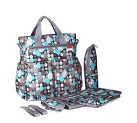 Ensemble de 6 pièces, sac à langer for bébé, coussin, comprenant une variété d'accessoires, ensemble sacs for grande capacité, transport, cadeau pratique for les nouveau-nés(Green)