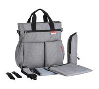 Ensemble de 6 pièces, sac à langer for bébé, coussin, comprenant une variété d'accessoires, ensemble sacs for grande capacité, transport, cadeau pratique for les nouveau-nés(Gray)