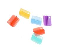 Ensemble de 6 pinces à documents polyvalentes de couleur bonbon, conception Push Pull pour l ' organisation de fichiers à l ' école, bureau et à la maison, outil de catégorisation des clips