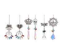 Ensemble De 6 Prismes En Cristal Pour Décoration Et Cadeaux - Attrape-Soleil Pour Fenêtres Et Accessoires De Voiture