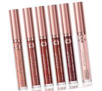 Ensemble de 6 rouges à lèvres mats, imperméable et longue durée, brillant à lèvres hydratant, idéal pour toutes les occasions, maquillage des lèvres pour femmes