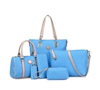 Ensemble de 6 sacs à main pour femme en cuir synthétique multifonction, sac à bandoulière classique