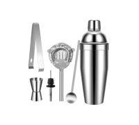 Ensemble de 6 shakers à cocktails en acier inoxydable de 750 ml