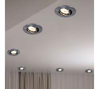 Ensemble De 6 Spots ALU Pour Plafond Lampes Encastrées DIMMBAR Réglables [EEK: Nicht bewertet]