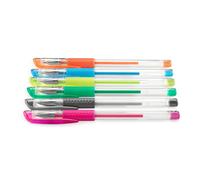 Ensemble de 6 stylos à encre gel "Glitter & Classic