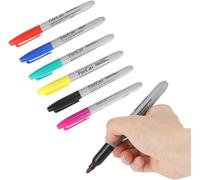 Ensemble De 6 Stylos Marqueurs Pour La Peau, Maquillage Permanent, Outil De Beauté Pour L'art Corporel, Stylos Pour La Peau, Sk The Can, Encre De Tatouage, 6 Pièces