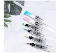 Ensemble de 6 stylos pinceaux à colorier à l'eau pour aquarelle, eau