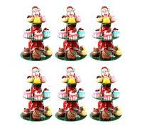 Ensemble De 6 Supports À Gâteaux Présentoir À Bonbons Noël Présentoir Élégant pour Desserts Cupcakes Fournitures Décoration Fête Accessoires Pâtisserie Vacances