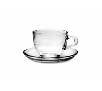 Pasabahce – Set 6 tasses à café Basic 330y40, 90 cc en verre avec soucoupes