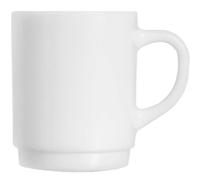 Ensemble de 6 Tasses Arcoroc Opal 250ml Blanches
