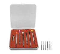 Ensemble de 6 tournevis pour montres, ensemble de tournevis pour bijoutiers avec lames en acier à haute vitesse et manches antidérapants, kit de micro-tournevis pour la réparation