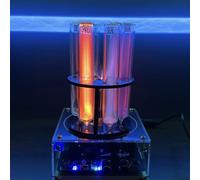 Ensemble De 6 Tubes À Plasma De Gaz Noble, Ensemble De Tubes À Décharge De Gaz pour Démonstration De Spectrum avec Base D'excitation De Puissance, Gaz Rare De Haute Pureté À 99,999% He/Ne/AR/Kr/XE/N2
