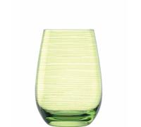 Stölzle Lausitz Verres Twister 465 ml – Lot de 6 – Résistants aux chocs, lavables – Vert
