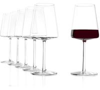 Stölzle Lausitz Verres à vin rouge Power Lot de 6 – 520 ml – Design angulaire, lave‑vaisselle