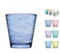 Ensemble De 6 Verres En Verre Colorés Marque Pasabahce Origami 24,5 Cl