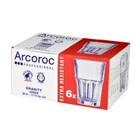 Ensemble De 6 Verres En Verre Trempé Granité Cl 35 Transparent ARC