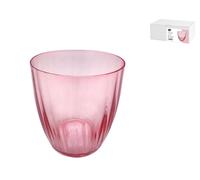 Ensemble De 6 Verres Roses Du Modèle Kate Optical De La Marque Bohemia