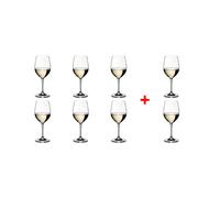 Ensemble de 6 verres vin Riedel Vinum Chablis Chardonnay + 2 verres bonus