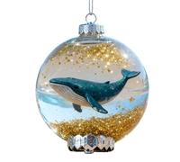 Ensemble de 7 décorations de en Acrylique 2D représentant des Animaux Marins, thème côtier Unique pour Sapin de