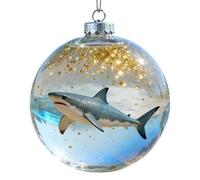 Ensemble de 7 décorations de en Acrylique 2D représentant des Animaux Marins, thème côtier Unique pour Sapin de
