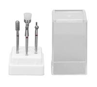 Ensemble de 7 forets à ongles rotatifs, élimine rapidement la peau grossière, têtes de meulage portables en carbure de tungstène pour manucure et pédicure, salons de manucure,