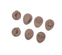 Ensemble de 7 pièces d'entraînement artistique cosmétique comprenant 7 surfaces d'entraînement réutilisables en silicone texture réaliste pour la pratique de la peau