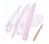 Ensemble de 7 pièces règle mesure for tailleur, couture, manche, bras, courbe française, coupe, roue à aubes