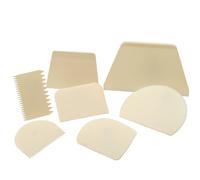 Ensemble De 7 Spatules Pour Pâtisserie Carrée