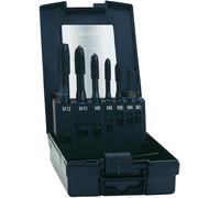 Ensemble de 7 tarauds machine à bague bleue HSS-E M3-M12 Exact 42305