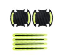 Ensemble de 8 Bandes adhésives réfléchissantes 3D pour Voiture, réflecteurs de signalisation, Bandes de Pare-Chocs, caches pour poignées de Porte et cuvettes, Accessoires extérieurs de Voiture